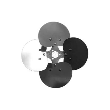 Lau Four Wing Free Air Fan Blade, Interchangeable Hub, Aluminum Blade, CW, 18" Dia., 27 Degree Pitch 4F1827CW